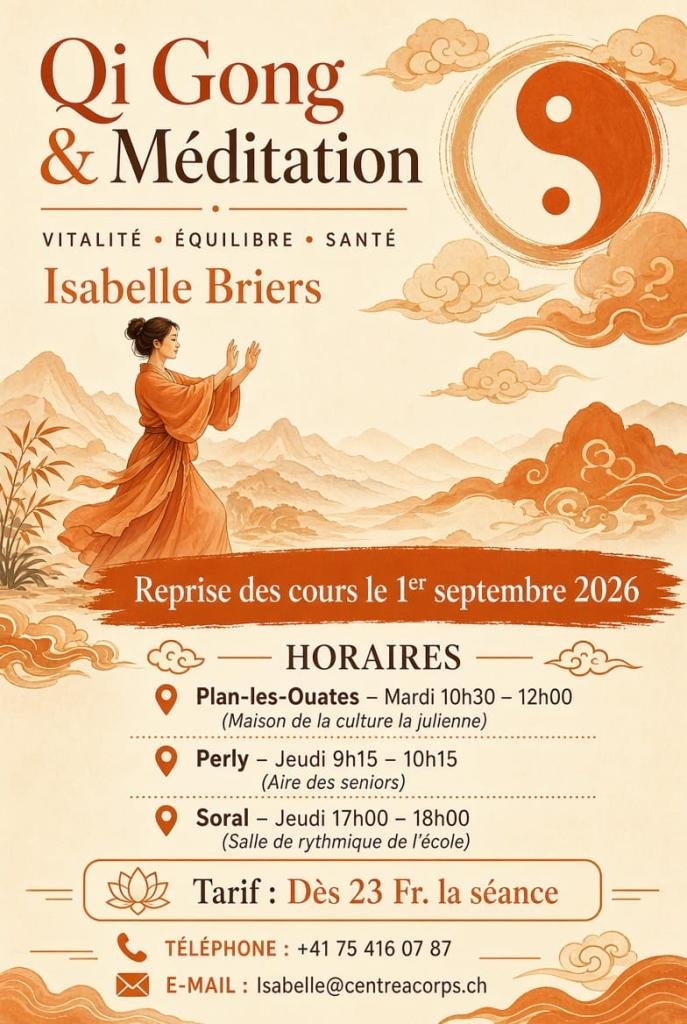 Atelier Qi Gong et méditation
